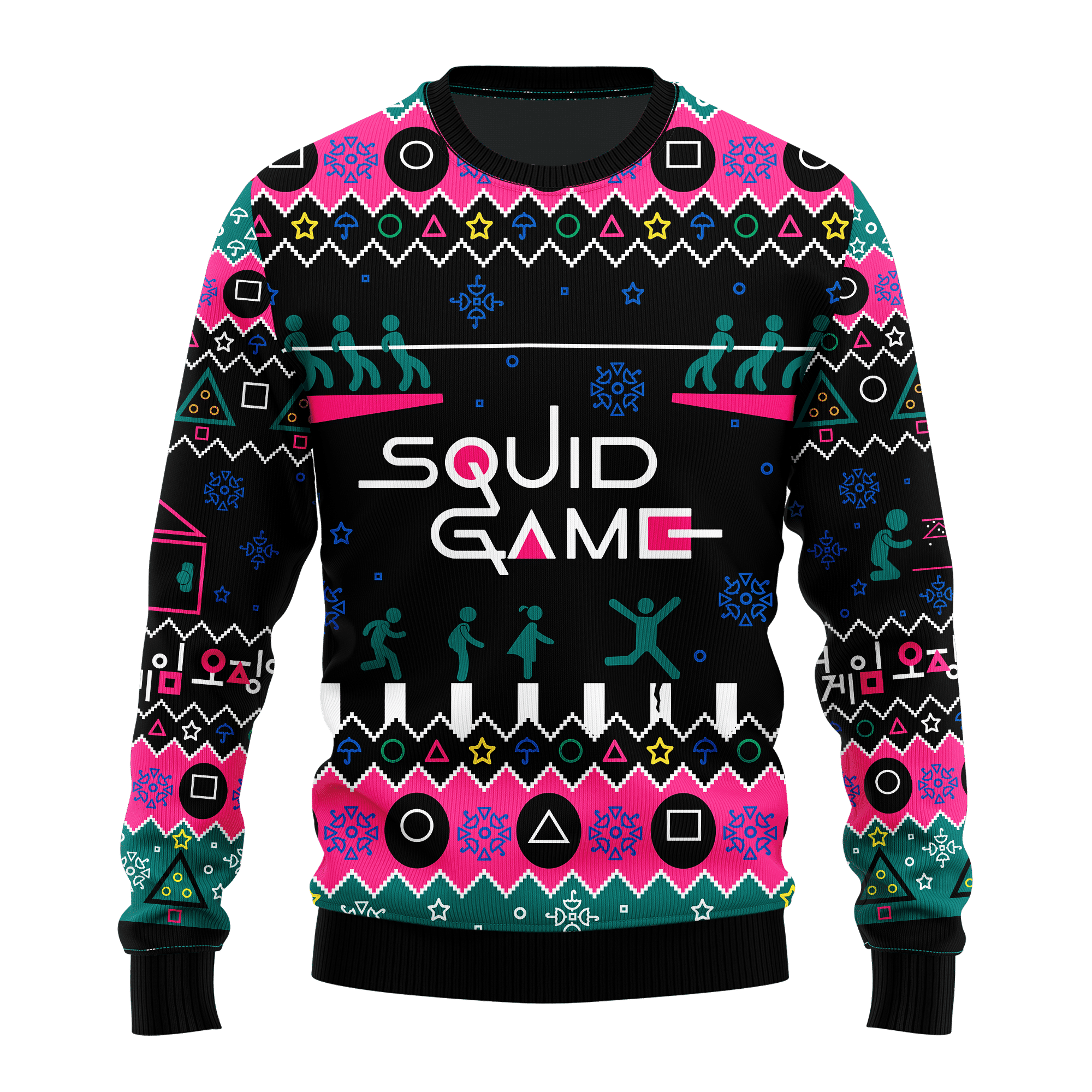Squid Game Series 10 Ugly Sweater Gifts, Squid Game Series Gift Fan Ugly Sweater