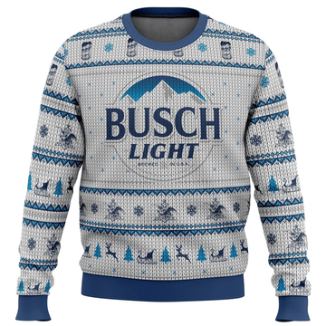 Busch Light Beer 5 Ugly Sweater Gifts, Busch Beer Gift Fan Ugly Sweater