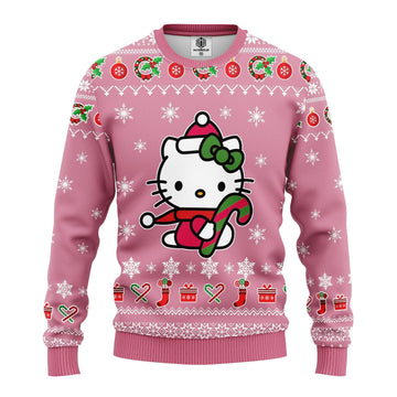 Merry Xmas Hello Kitty Gifts, Cute Hello Kitty Ugly Christmas Sweater