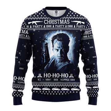 Die Hard Christmas Party 1988 Ugly Christmas Sweater 305