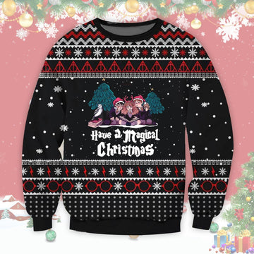 Harry Potter Have A Magical Christmas At Hogwarts Ugly Sweater, Christmas Gift, Harry Potter Have A Magical Christmas At Hogwarts Ugly Sweater