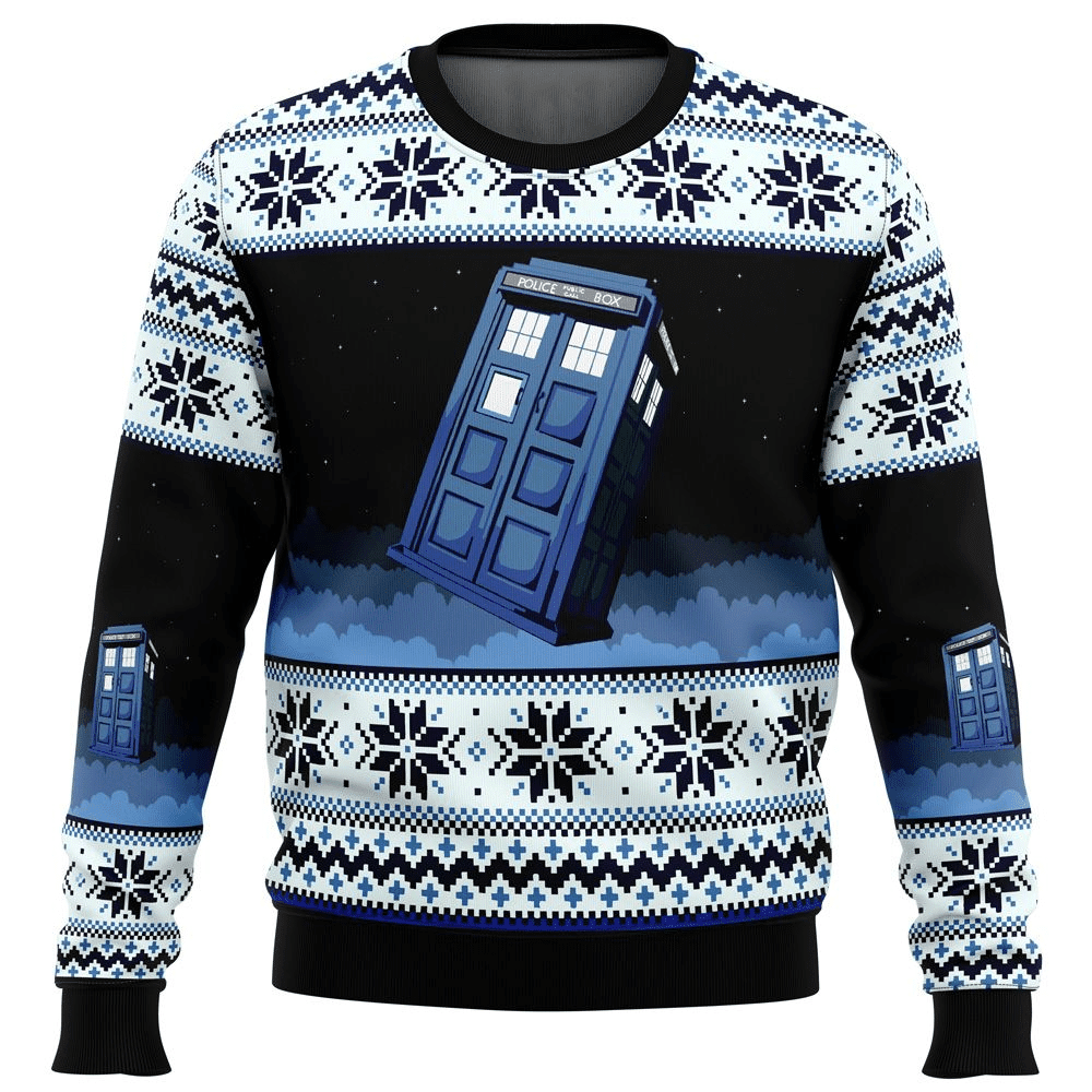 Doctor Who 1 Ugly Sweater Gifts, Doctor Who Gift Fan Ugly Sweater