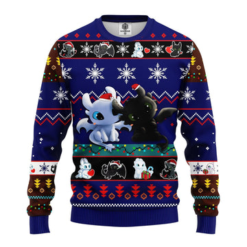 How To Train Your Dragon Toothless Love Ugly Christmas Sweater 252