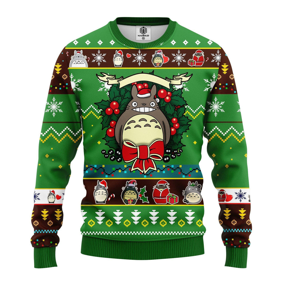 Cute Totoro Merry Xmas, My Neighbor Totoro Studi Ghibli Ugly Christmas Sweater