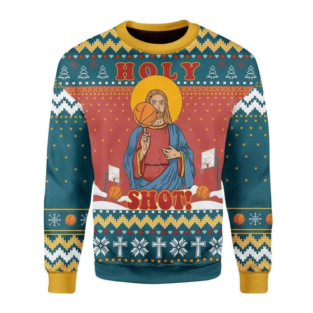 Christ Jesus Holy Shot! Ugly Sweater, Christ Jesus Christmas Sweater, Christ Jesus Gift, Christ Jesus Shirt