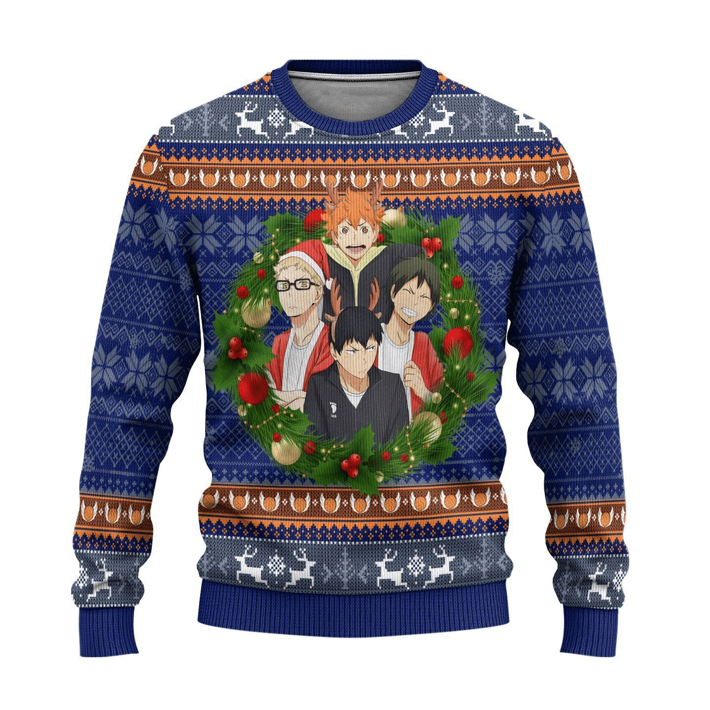 Haikyuu Anime 2 Ugly Sweater Gifts, Haikyuu Anime Gift Fan Ugly Sweater
