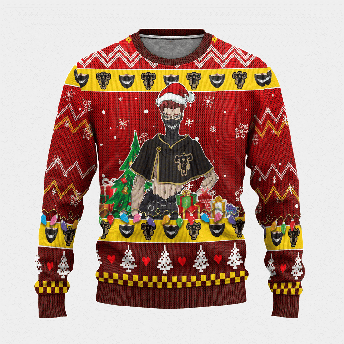 Black Clover Anime Zora Ideale 15 Ugly Sweater Gifts, Black Clover Anime Gift Fan Ugly Sweater