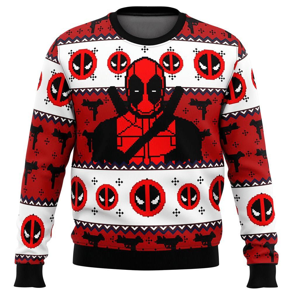 Deadpool 5 Ugly Sweater Gifts, Deadpool Gift Fan Ugly Sweater