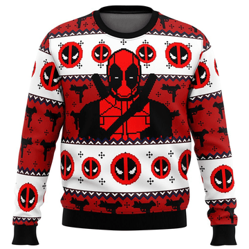 Deadpool 5 Ugly Sweater Gifts, Deadpool Gift Fan Ugly Sweater