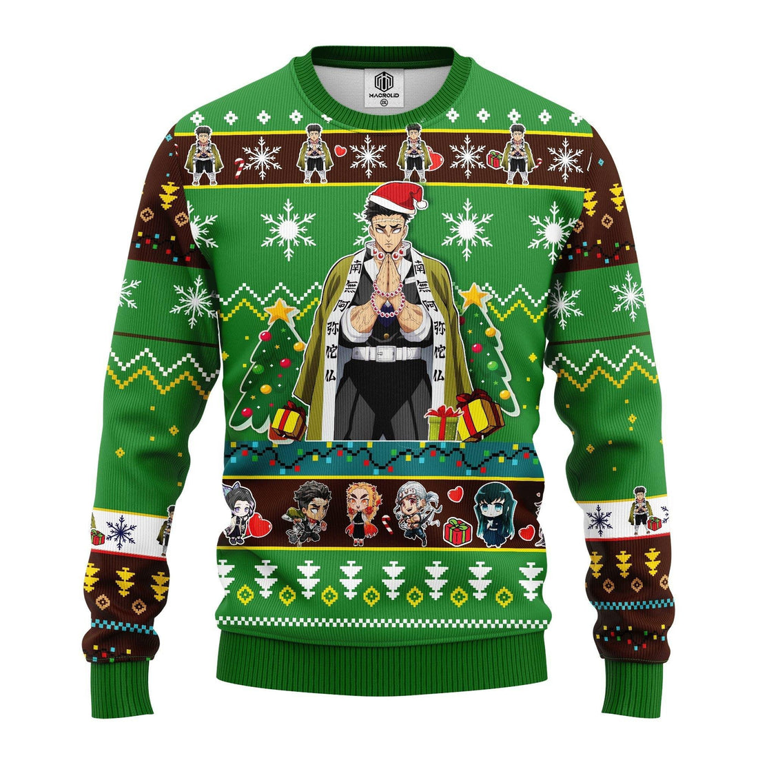Gyomei Himejima Demon Slayer Anime Ugly Christmas Sweater