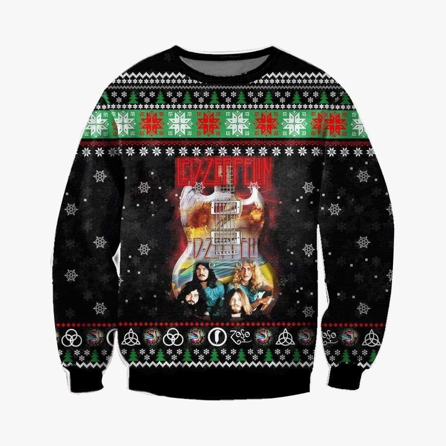 Led Zeppelin Music Band Ugly Sweater,  Led Zeppelin Music Band Gift,  Led Zeppelin Music Band Christmas Shirt
