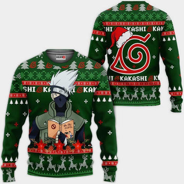 Kakashi Ugly Christmas Naruto Anime Xmas 1k445 Gifts ,naruto Anime Xmas Christmas Gift Fan