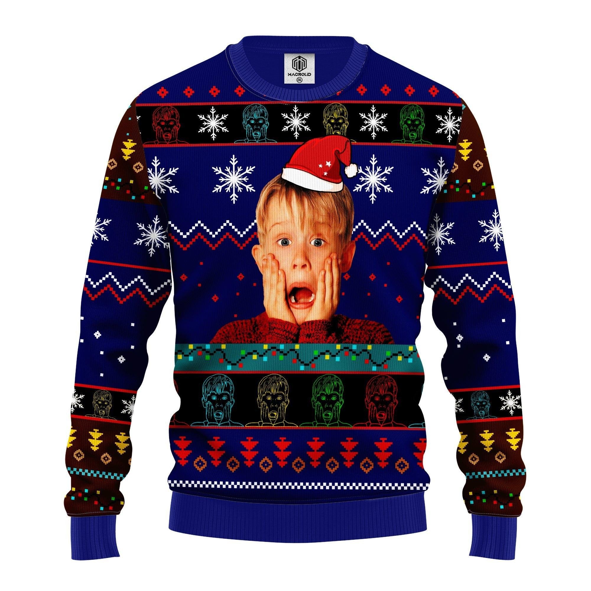 Home Alone Movie Merry Xmas Gifts, Funny Kevin Ugly Christmas Sweater