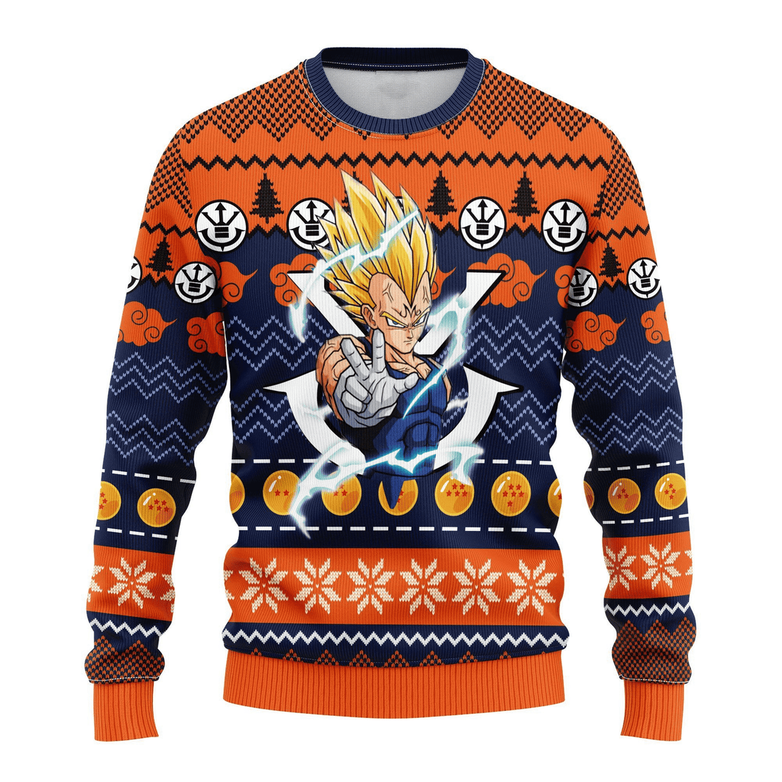 Dragon Ball Anime Majin Vegeta 2 Ugly Sweater, Dragon Ball Anime Gift Fan Ugly Sweater