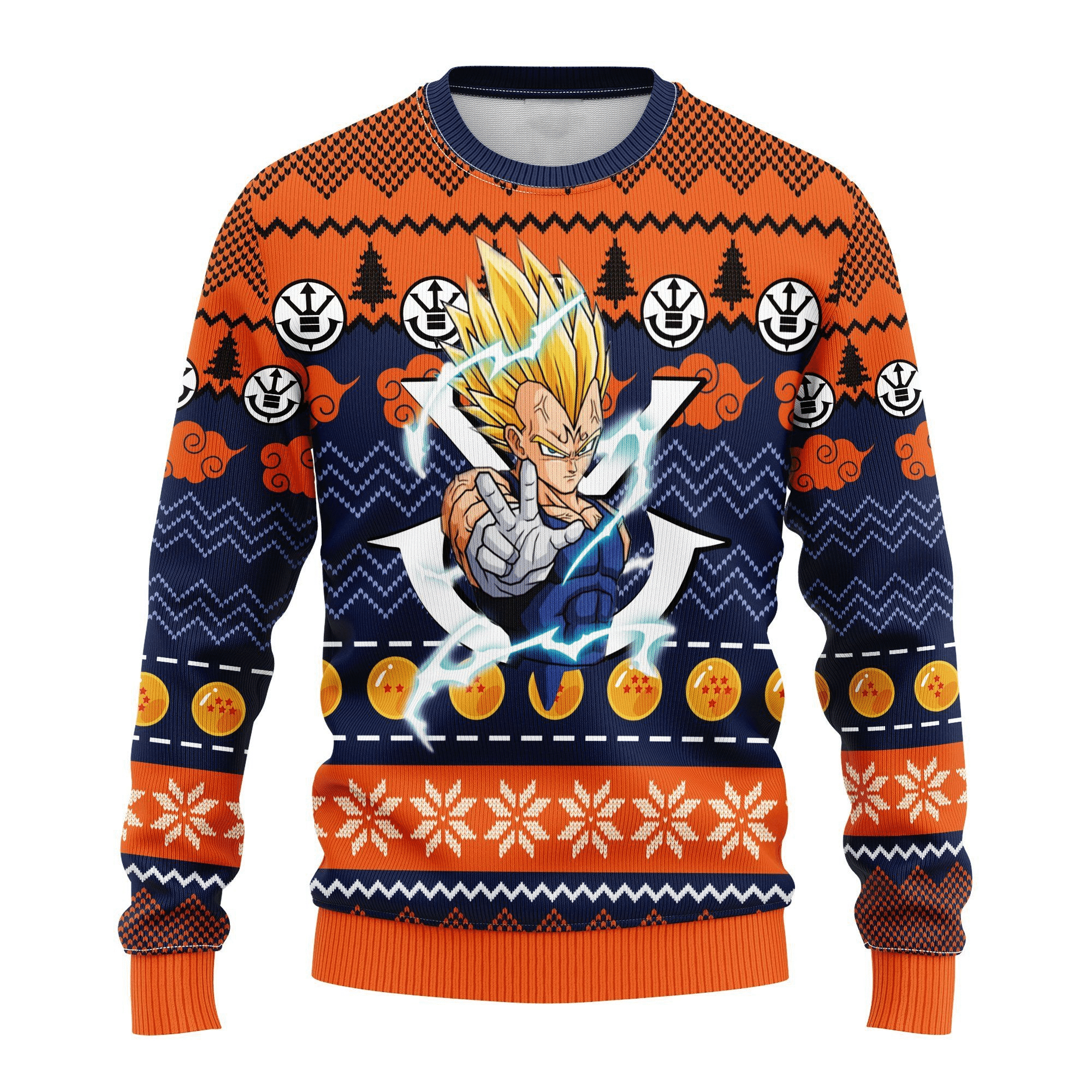 Dragon Ball Anime Majin Vegeta 2 Ugly Sweater, Dragon Ball Anime Gift Fan Ugly Sweater