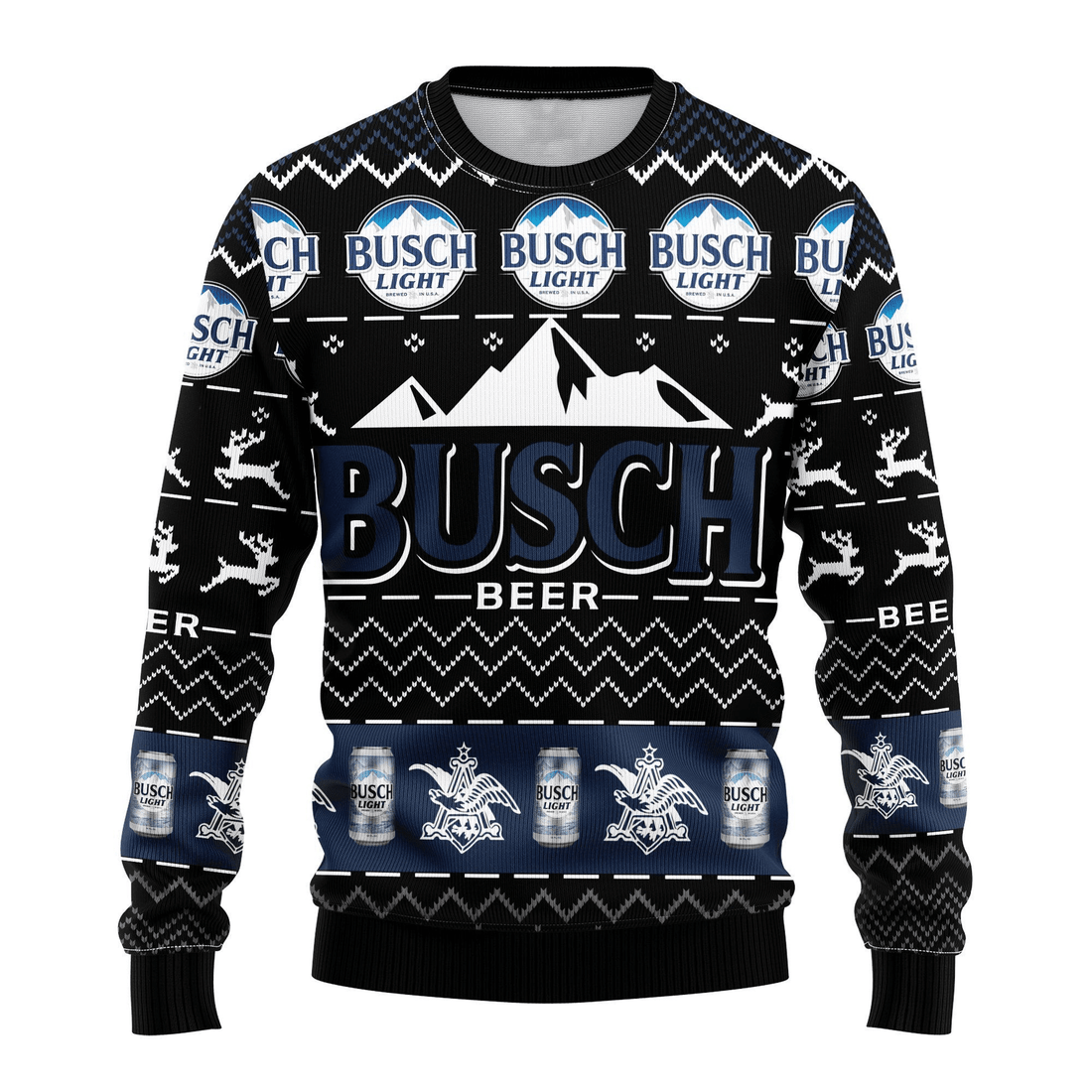 Busch Light Beer 11 Ugly Sweater Gifts, Busch Beer Gift Fan Ugly Sweater