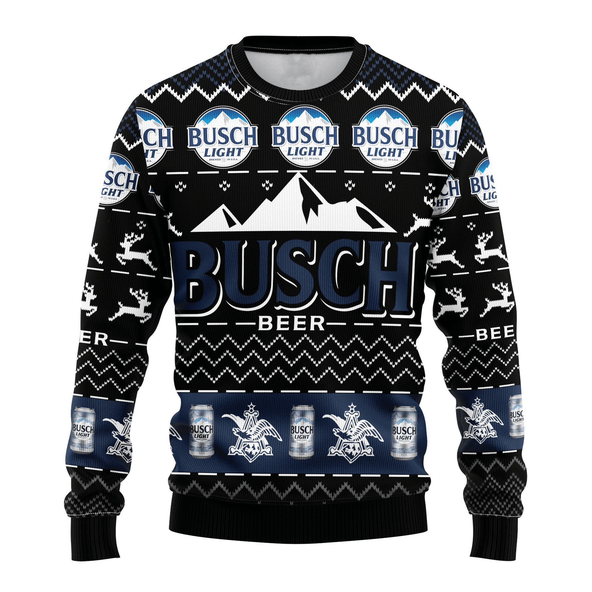 Busch Light Beer 11 Ugly Sweater Gifts, Busch Beer Gift Fan Ugly Sweater