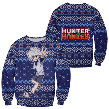 Hunter X Hunter Anime Killua 6 Ugly Sweater, Hunter X Hunter Anime Gift Fan Ugly Sweater