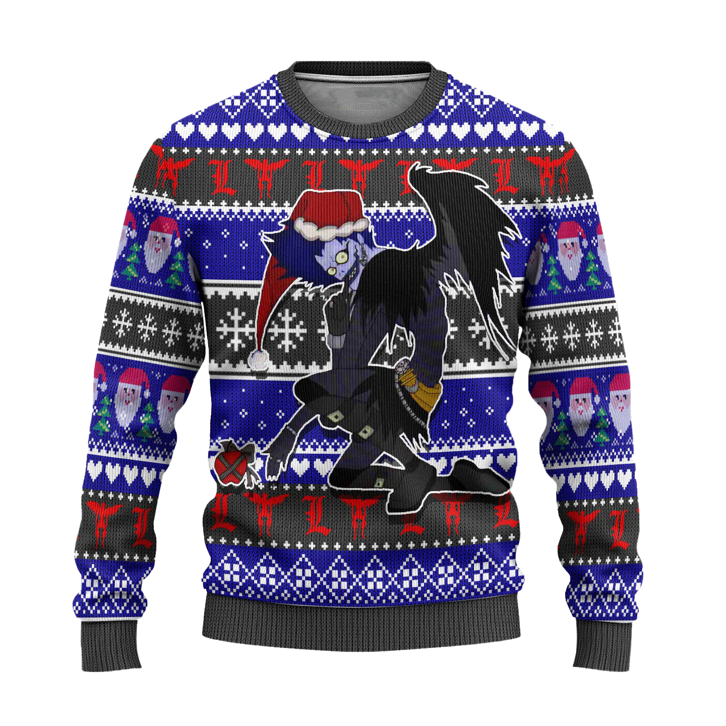 Death Note Anime Ryuk 6 Ugly Sweater Gifts, Death Note Anime Gift Fan Ugly Sweater