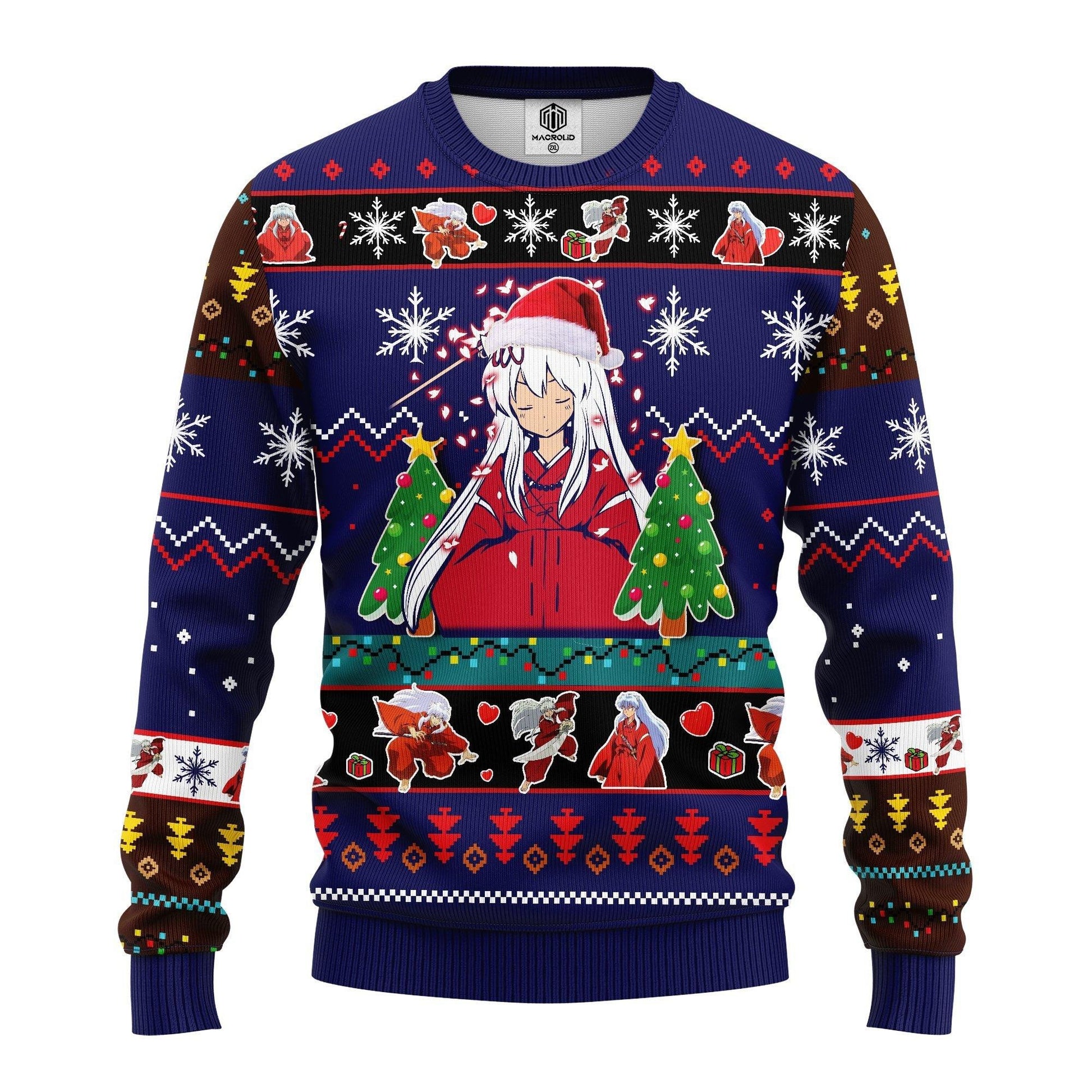 Inuyasha Anime Xmas Ugly Christmas Sweater 243