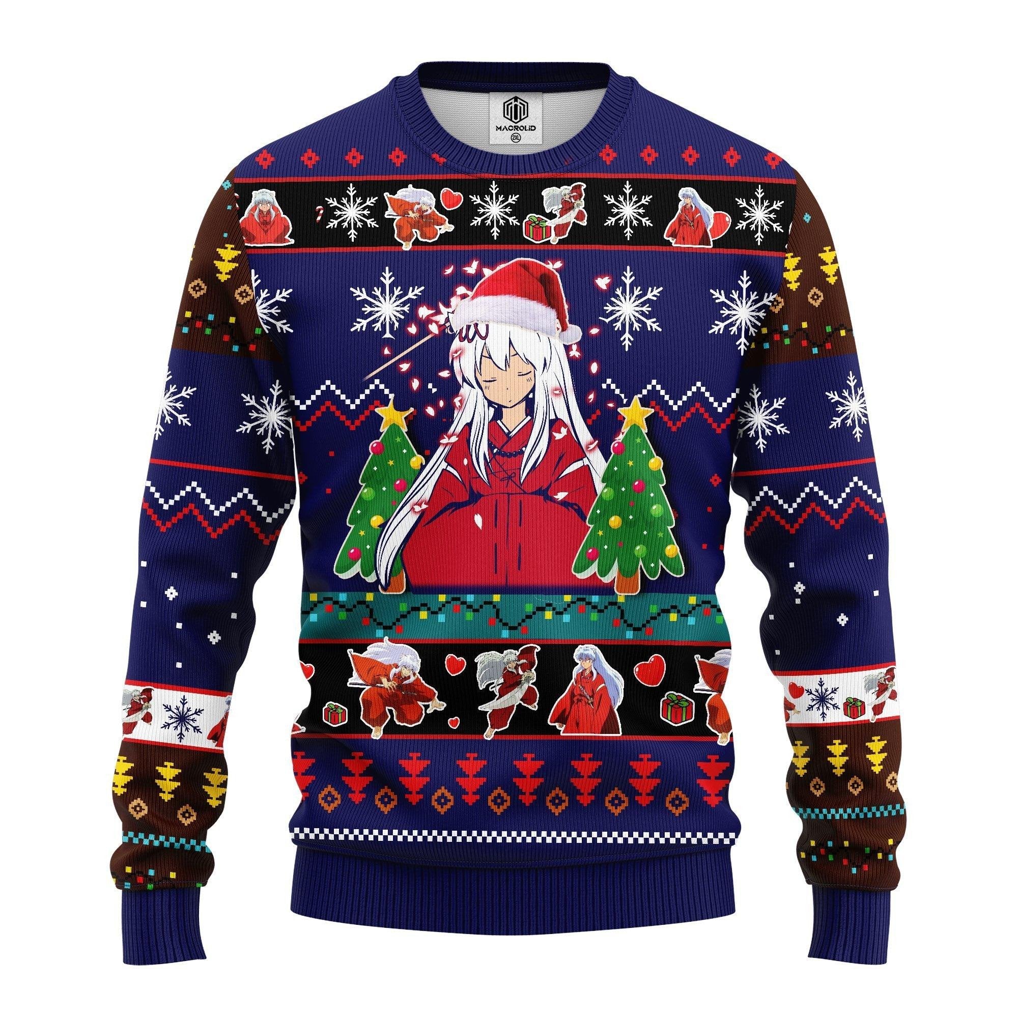 Inuyasha Anime Xmas Ugly Christmas Sweater 243