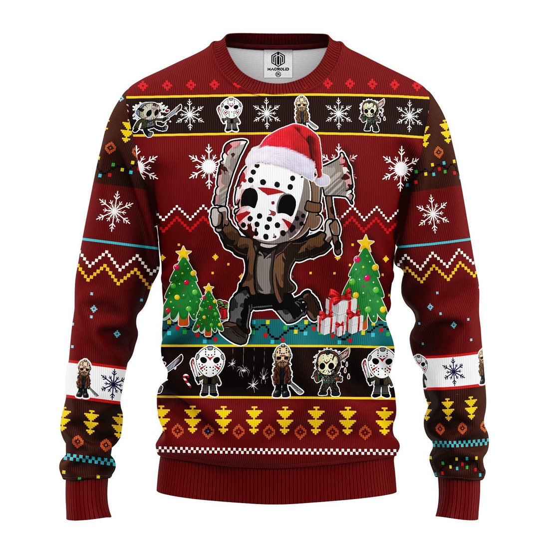 Halloween Friday The 13th Jason Voorhees Horror Movies Ugly Christmas Sweater 291