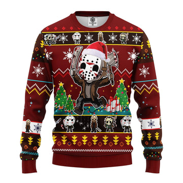 Halloween Friday The 13th Jason Voorhees Horror Movies Ugly Christmas Sweater 291