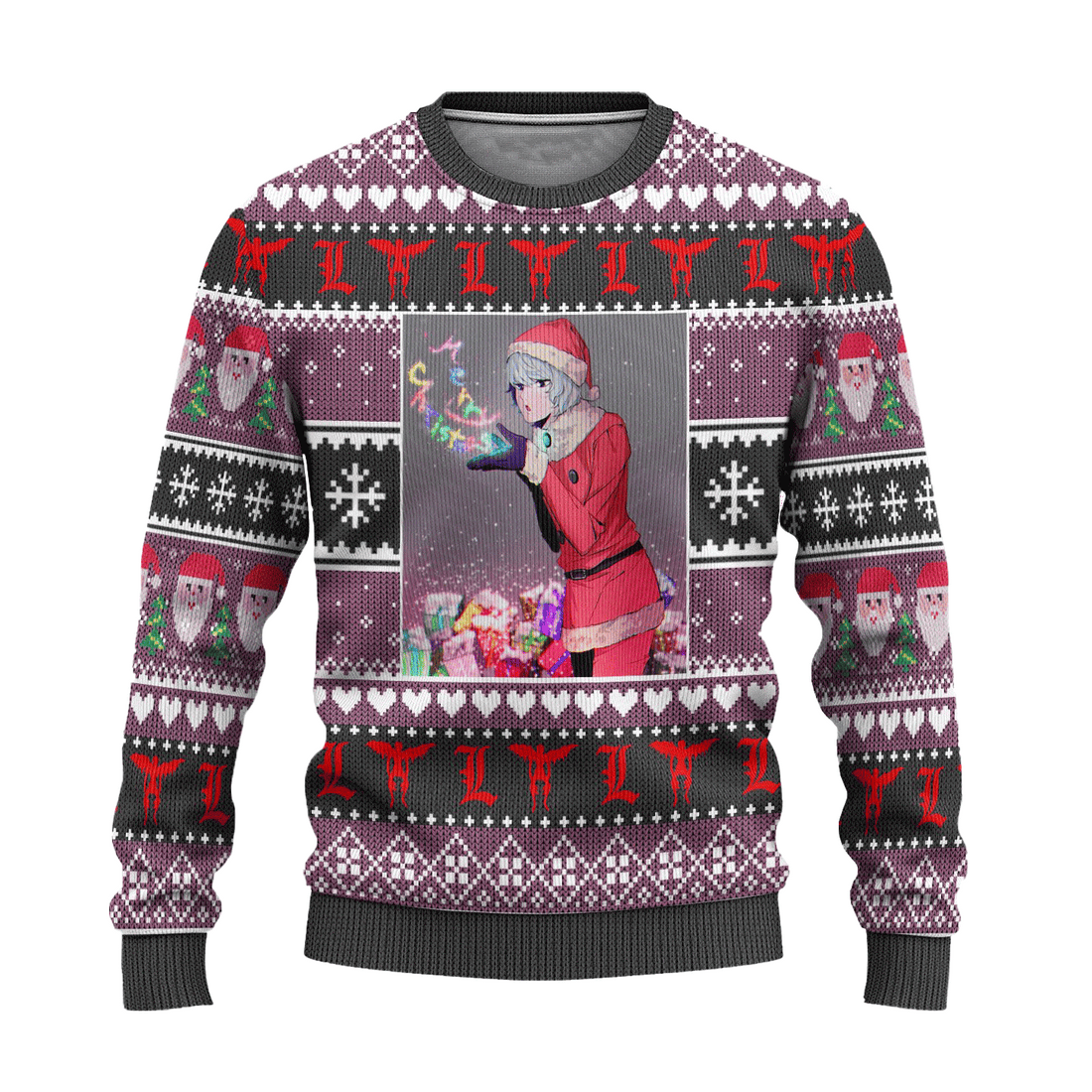 Death Note Anime Near 5 Ugly Sweater Gifts, Death Note Anime Gift Fan Ugly Sweater