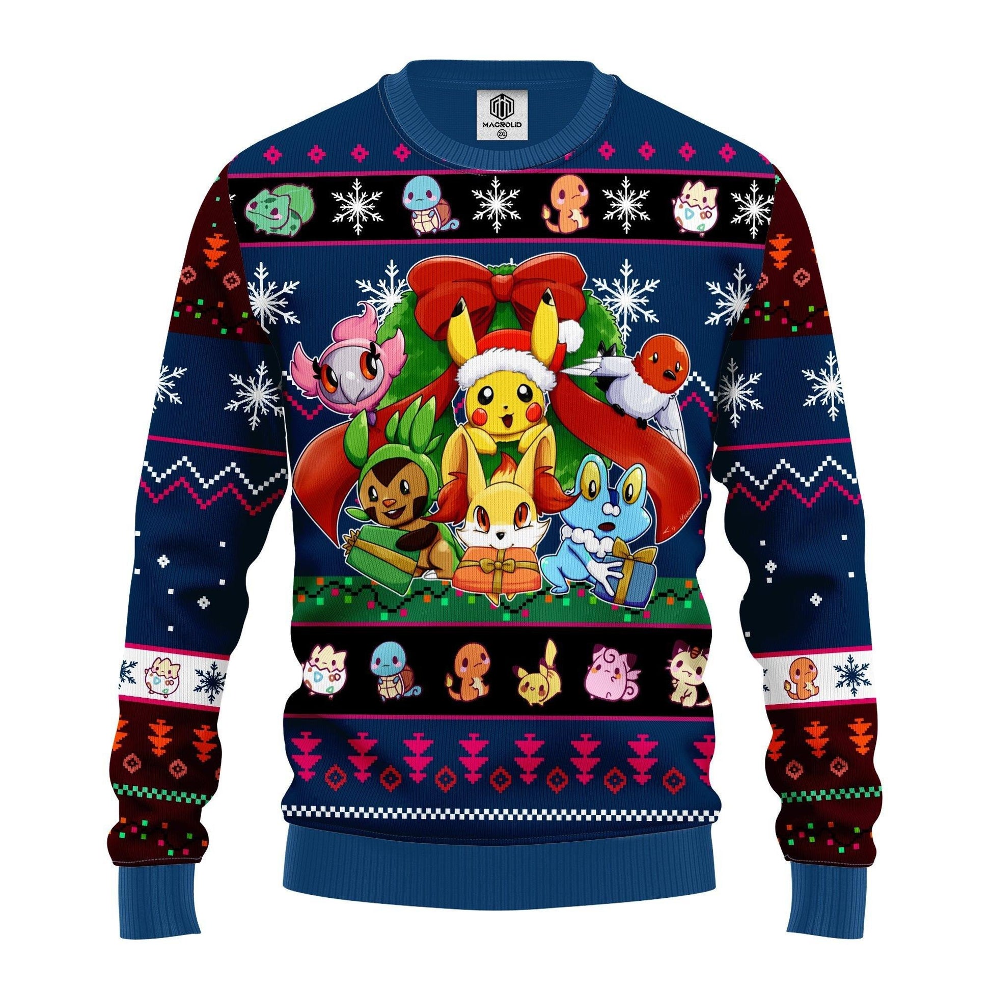 Cute Pokemon Merry Xmas Gifts Ugly Christmas Sweater 207