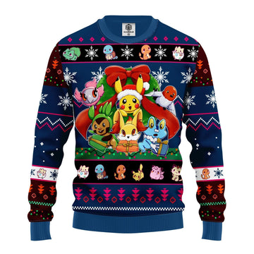 Cute Pokemon Merry Xmas Gifts Ugly Christmas Sweater 207