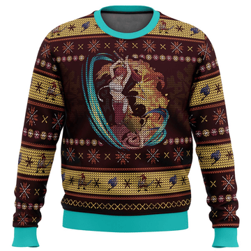 Fairy Tail Anime Sword Magic Erza Scarlet 10 Ugly Sweater Gifts, Fairy Tail Anime Gift Fan Ugly Sweater