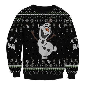 Frozen Olaf Sven 2 Ugly Sweater Gifts, Frozen Gift Fan Ugly Sweater