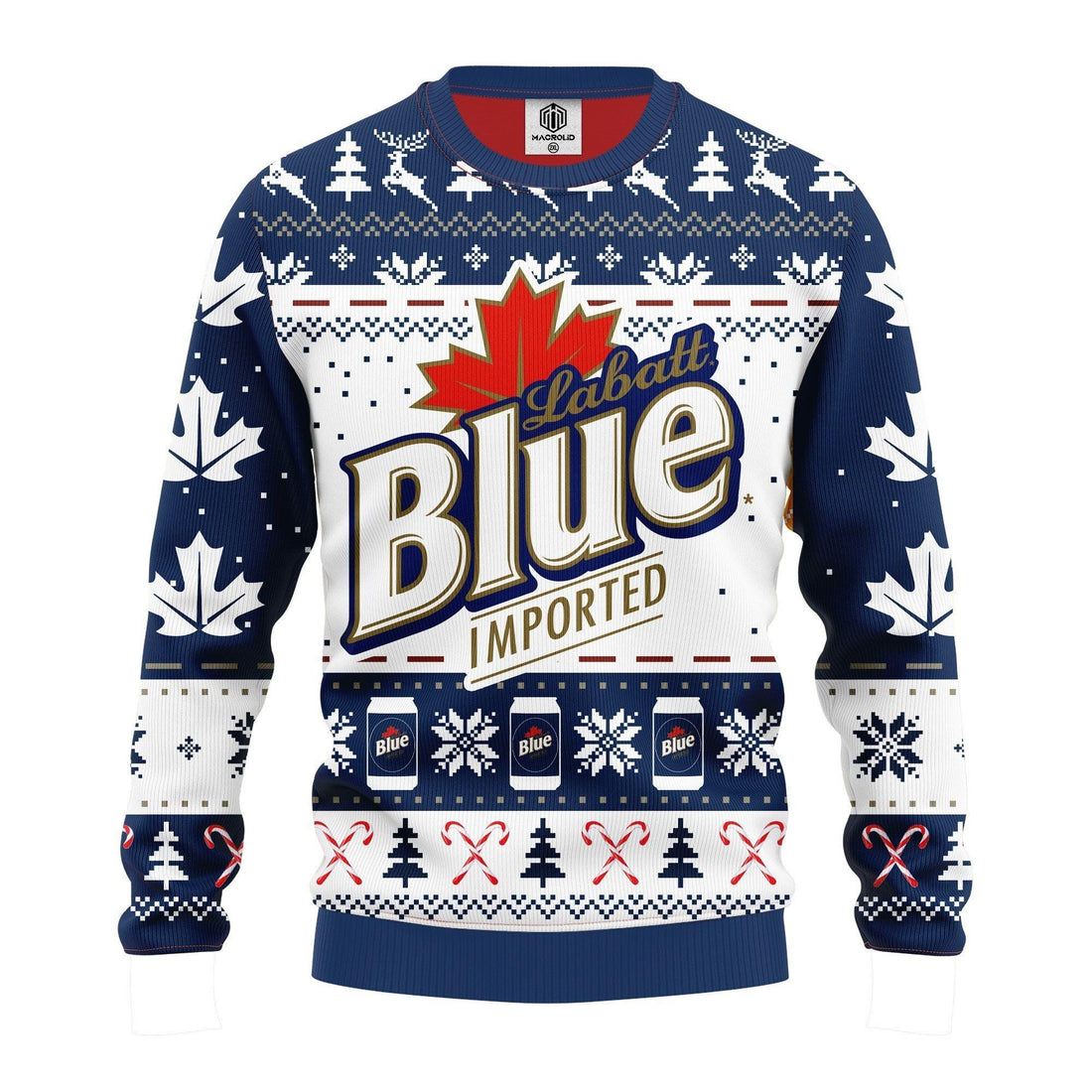 Labatt Blue Beer Ugly Christmas Sweater 274