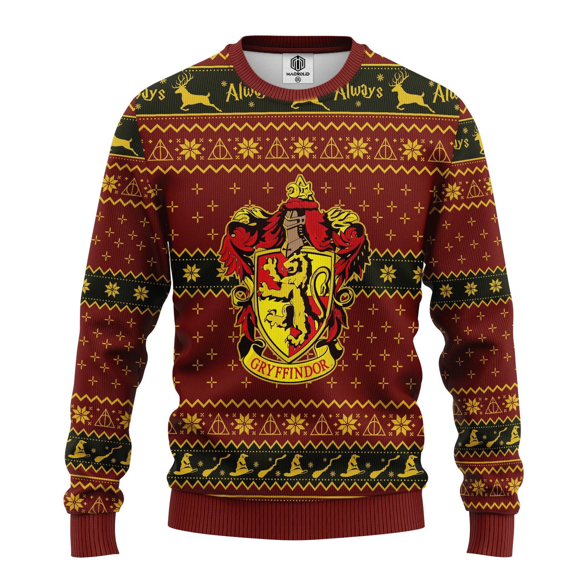 Gryffindor House Harry Potter Ugly Christmas Sweater