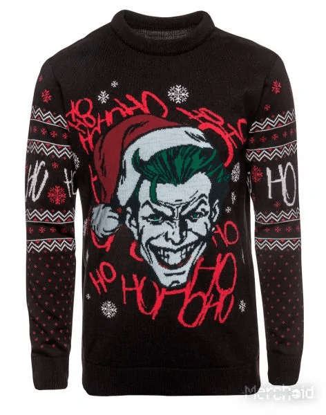 Joker Put On A Santa Hat Ho Ho Christmas Sweater, Joker Christmas Gift,joker Christmas Shirt
