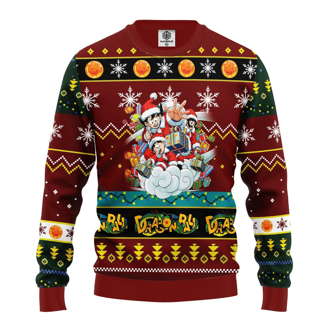 Dragon Ball Anime Merry Xmas Ugly Christmas Sweater 285