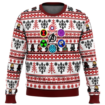 Marvel Avengers Retro Ugly Sweater Gifts, Marvel Gift Fan Ugly Sweater