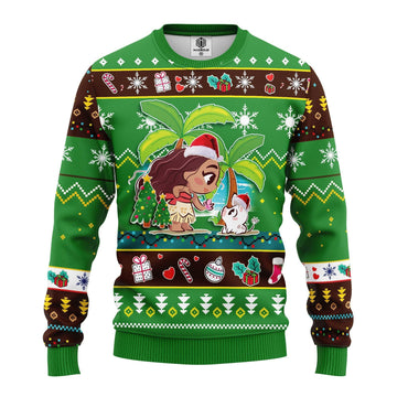 Chibi Moana Disney Ugly Christmas Sweater