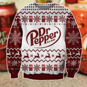 Dr Pepper Ugly Sweater, Dr Pepper Gift, Dr Pepper Christmas Shirt