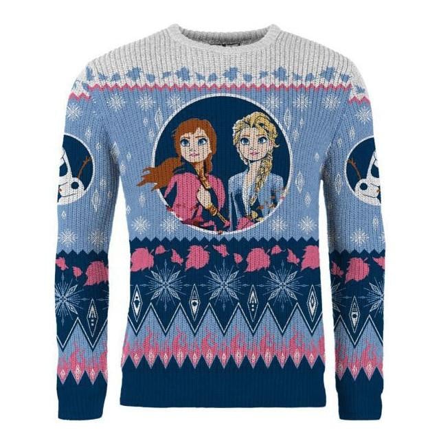 Elsa &amp; Anna Disney Frozen Ugly Sweater Gifts, Disney Frozen Gift For Fans Ugly Sweater