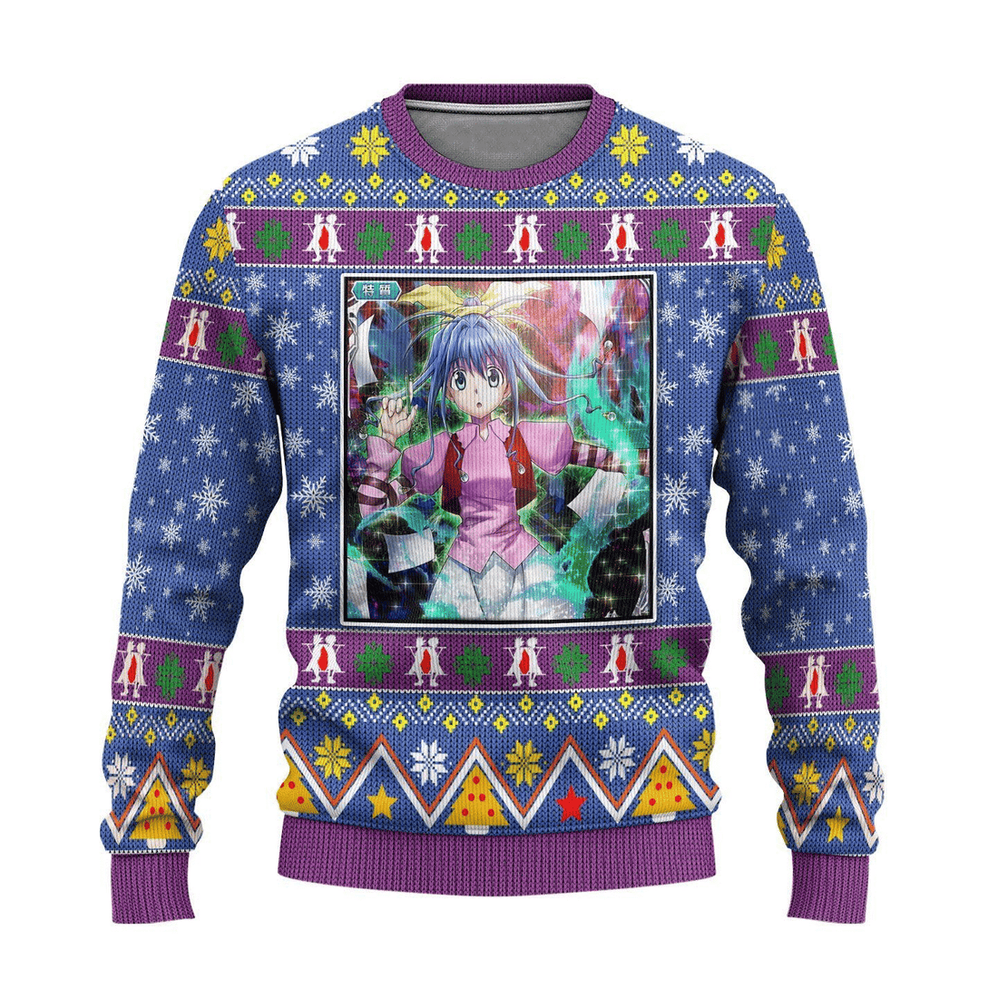 Hunter X Hunter Anime Neon Nostrade 4 Ugly Sweater, Hunter X Hunter Anime Gift Fan Ugly Sweater