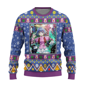 Hunter X Hunter Anime Neon Nostrade 4 Ugly Sweater, Hunter X Hunter Anime Gift Fan Ugly Sweater