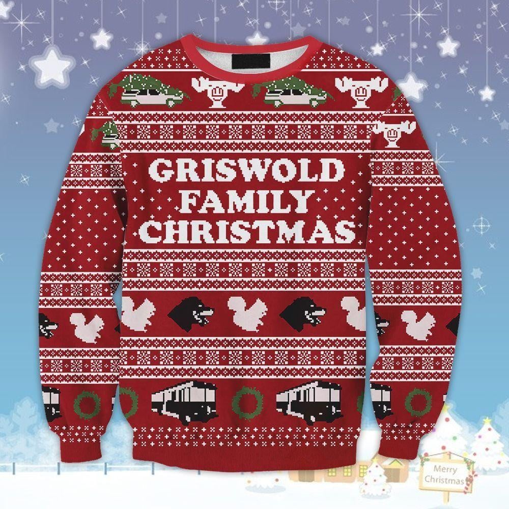 Griswold Family Christmas Ugly Sweater, Christmas Gift , Griswold Family Christmas Ugly Christmas Sweater