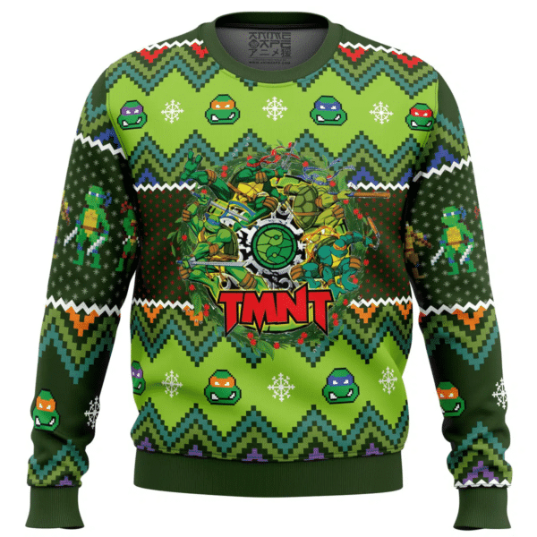 Teenage Mutant Ninja Turtles Ugly Sweater Gifts, Teenage Mutant Ninja Turtles Gift Fan Ugly Sweater 783