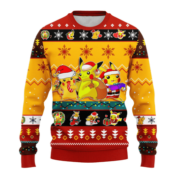 Pokemon Anime Pikachu 63 Ugly Sweater, Pokemon Anime Gift Fan Ugly Sweater 181