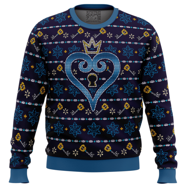 Keyblade Sora Kingdom Hearts Ugly Sweater Gifts, Keyblade Sora Kingdom Hearts Gift Fan Ugly Sweater 124
