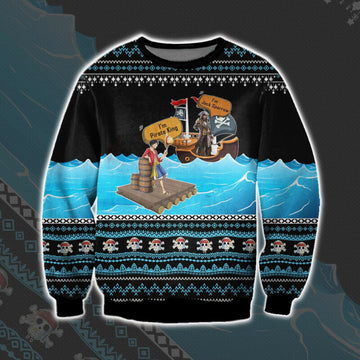 One Piece X Pirates Of Caribbean Ugly Christmas Sweater