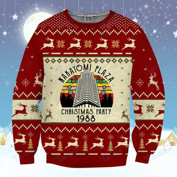 Die Hard Nakatomi Plaza Christmas Party 1988 Ugly Sweater