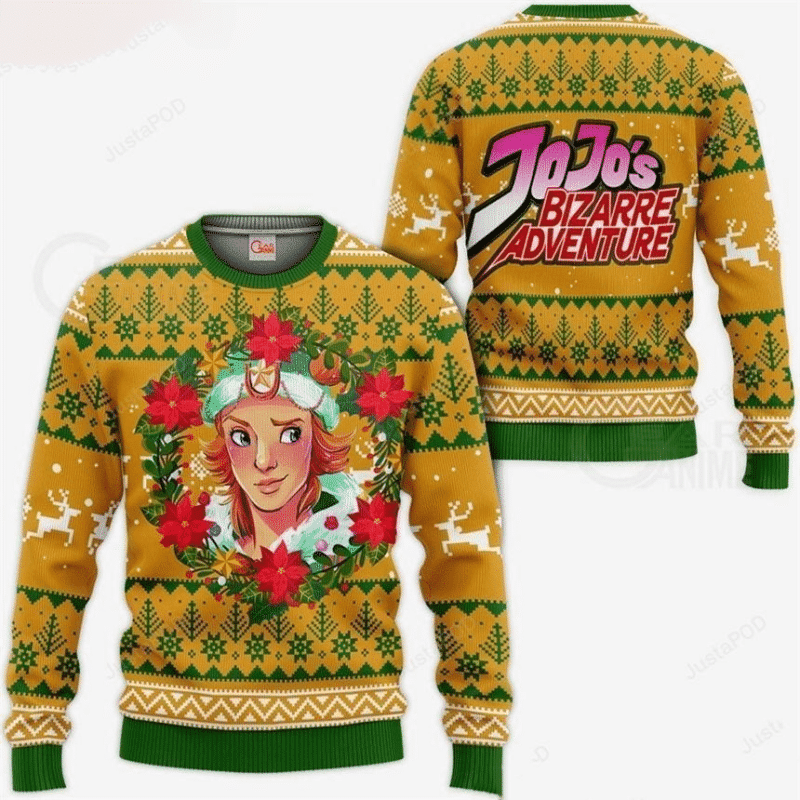 Dio Brando Jojo's Anime Ugly Christmas Sweater, All Over Print Sweatshirt