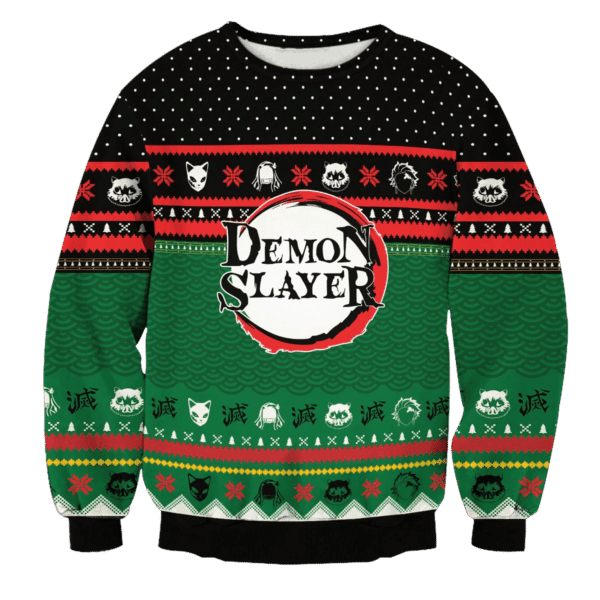 Demon Slayer Kimetsu No Yaiba Anime 45 Ugly Sweater, Demon Slayer Anime Gift Fan Ugly Sweater 777